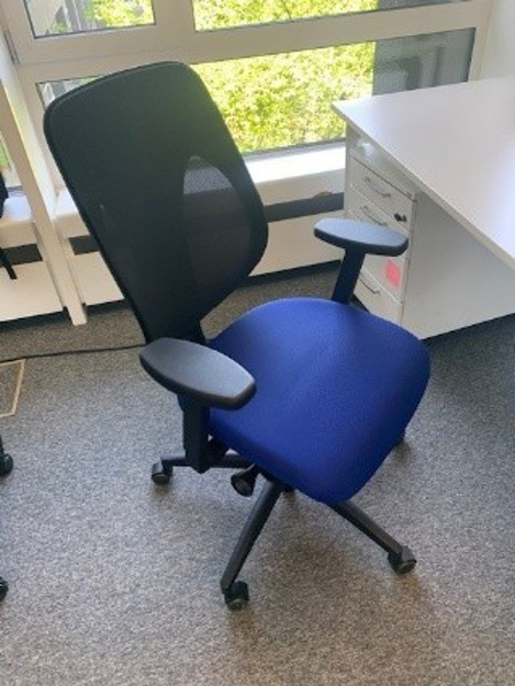 Afbeeldingen van UP - Bureaustoel zwart/blauw