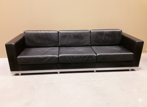 Picture of KB - Leather 3-seater sofa