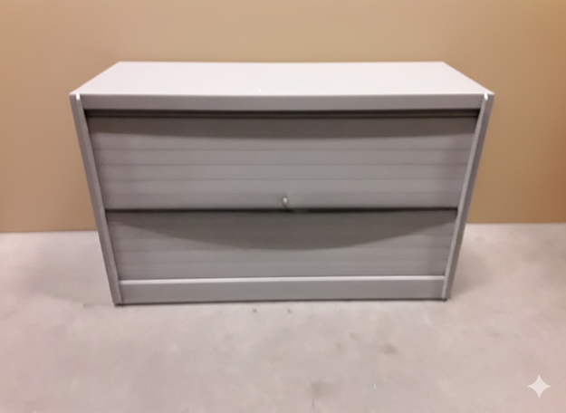 Picture of KB - Low grey roller shutter cabinet